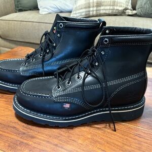 Men's Thorogood Black Leather Boots